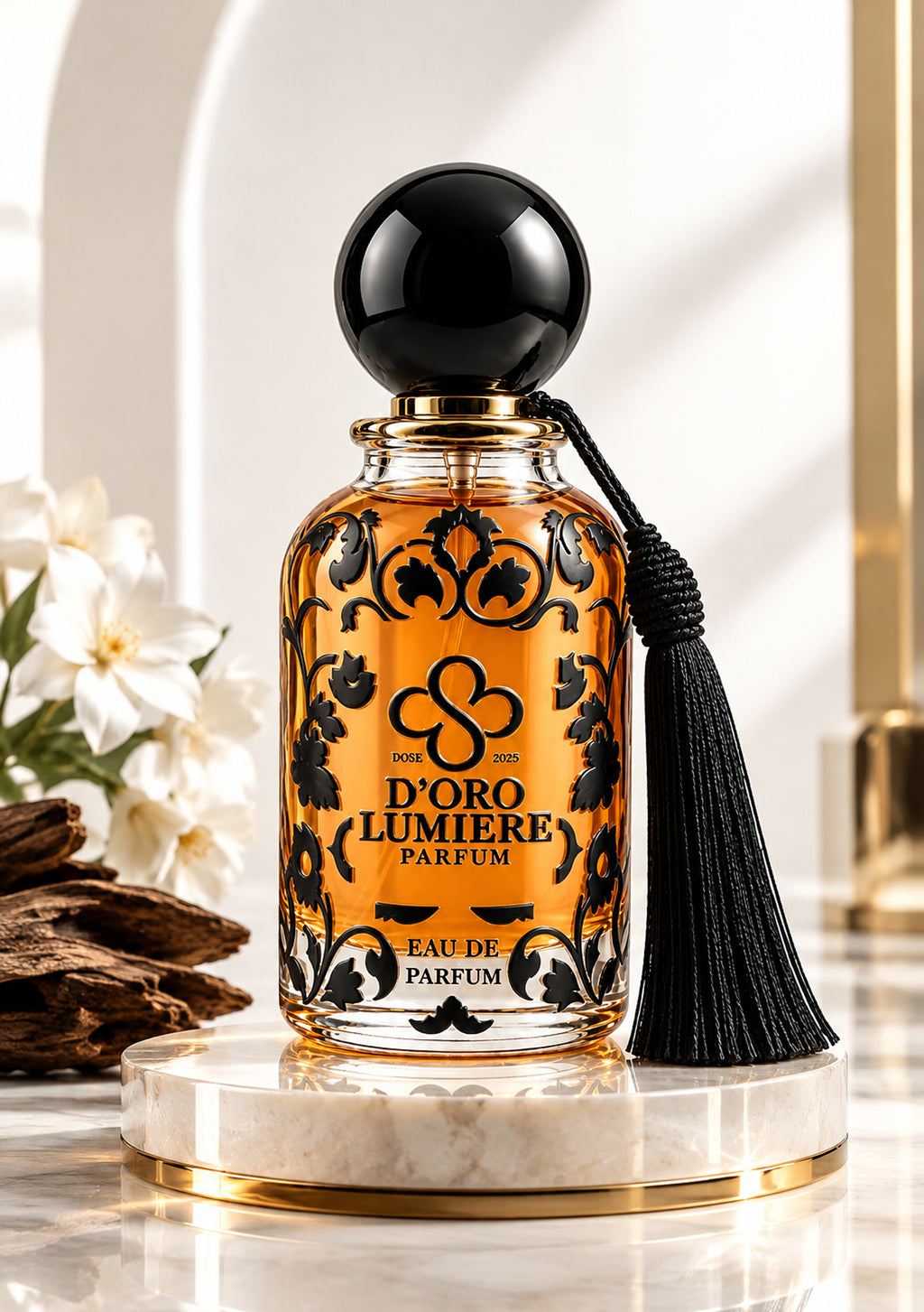 D'oro Lumiere Black | Eau de Parfum Intense 50 ml